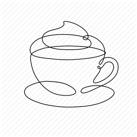 Line Drawing Coffee Cup At Explore Collection Of