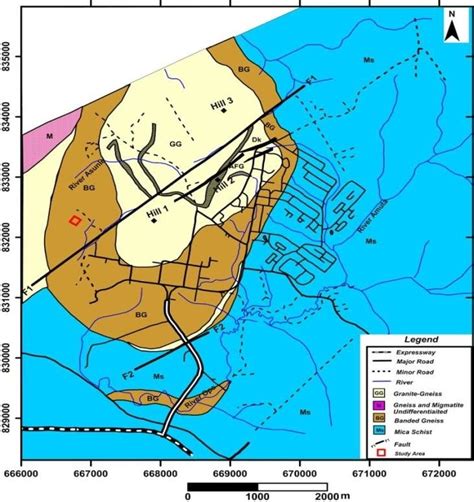 3 Geological Map Of The Obafemi Awolowo University OAU Campus Ile