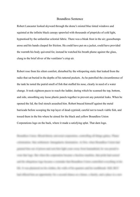 Science Fiction Creative | English (Advanced) - Year 11 HSC | Thinkswap