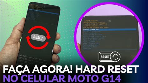 Reset Celular Motorola - Como Fazer o HARD RESET No Celular MOTOROLA MOTO G14 - YouTube