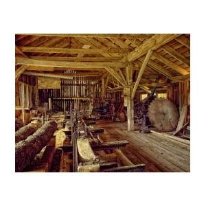 Sawmill Interior Photograph By Mountain Dreams Fine Art America