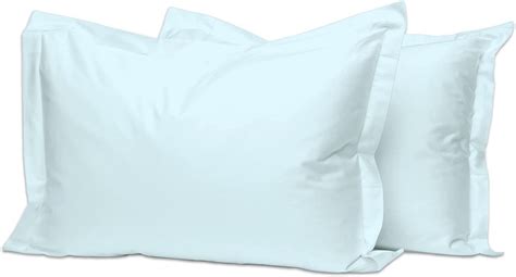 Pizuna Pure 100 Cotton Pillow Shams Queen Size Set Of 2