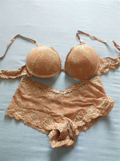Conjunto Lingerie Nude Lingerie Feminina Hope Usado Enjoei