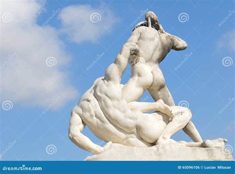 Nude Statue Stock Photo Image Of Male Arse Minotaur 65096106