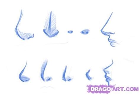 How To Draw Anime Nose Female Front View Draw anime character tutorial ...