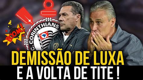 Urgente Demiss O De Luxemburgo E A Volta De Tite Youtube