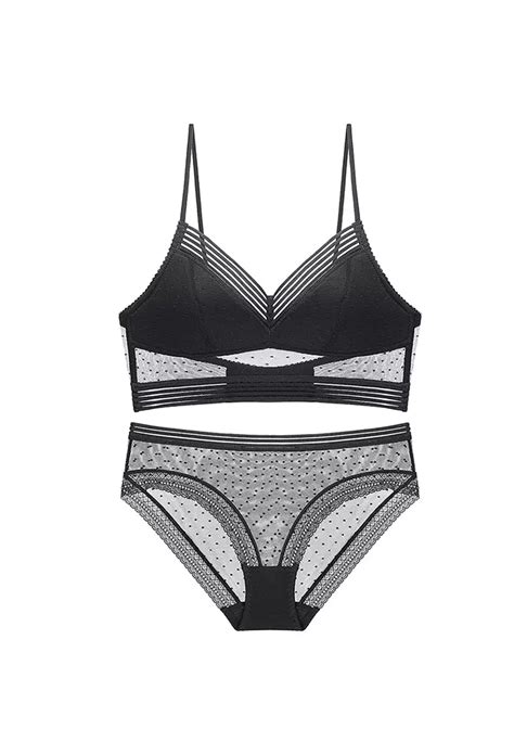 Lycka Lmm Lady Sexy Lace Lingerie Sleepwear Two Pieces Set Black Buy Lycka Online