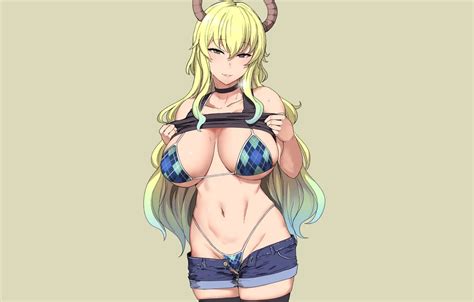 Обои kawaii girl hot sexy horns boobs anime pretty на телефон и рабочий стол раздел