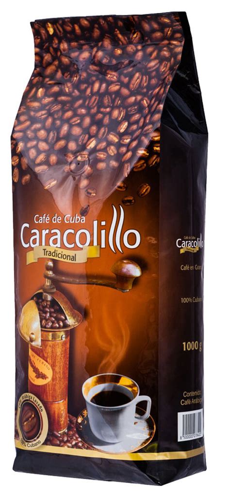 Caracolillo Cafe de Cuba кофе в зернах, 1000 г — купить в интернет ...