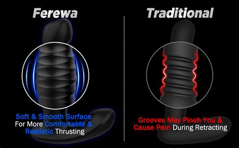 Ferewa Thrusting Anal Vibrator Prostate Massager Dual