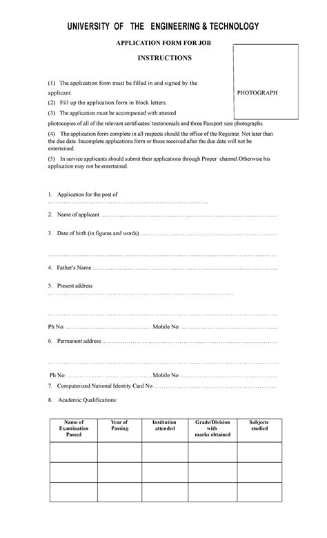 Vaal University Of Technology Application Form 2015 7