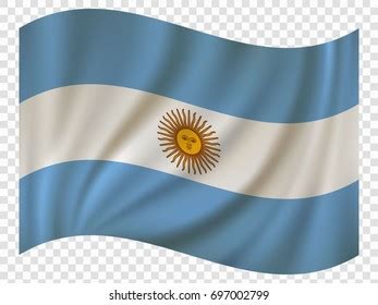 3d Waving Flag Argentina Vector Illustration Stock Vector Royalty Free