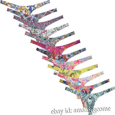 Mens Bikini Thong Underwear Low Rise Bulge G String Swimwear Hipster Gym T Back Ebay