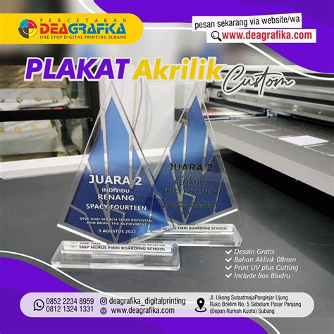 Plakat Akrilik Custom Print UV DEA GRAFIKA