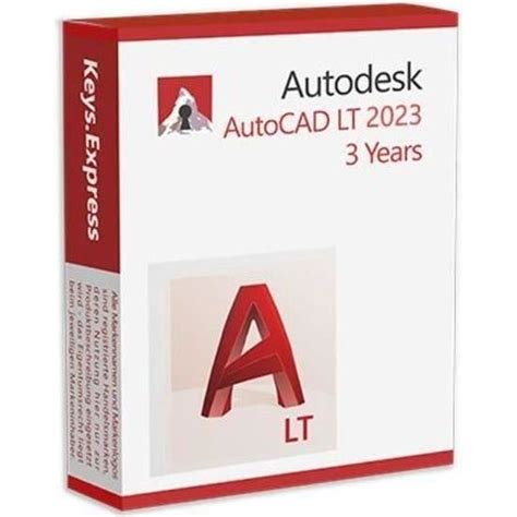 Autodesk Autodesk AutoCAD LT 2024 3 Year 3 AN Windows Software