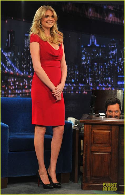 Kate Upton Red Hot Fallon Appearance Photo 2820786 Jimmy Fallon Kate Upton Photos Just