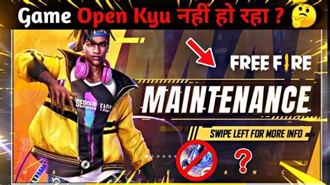 June Free Fire Not Opening Problem Solution Free Fire Kyu Nahin