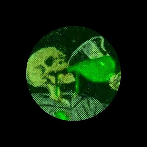 Cyber Green Pfp With Skeletons Skeletons Internet Insta Green