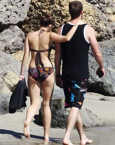 Sexiest Women In Bikinis Miley Cyrus Black Bikini