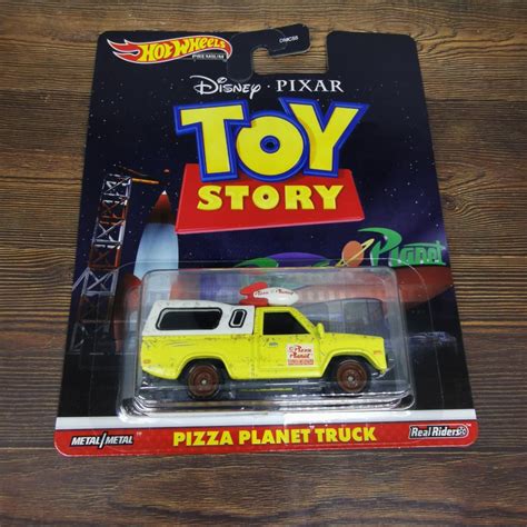 Hot Wheels Disney Pixar Toy Story Pizza Planet Truck Movie Retro S Cartoon Cartoon Toy Car