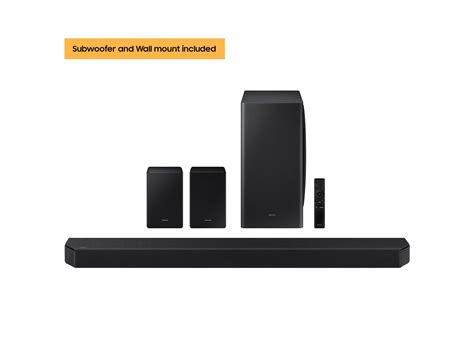 Samsung HW-Q950A 11.1.4-Channel Soundbar w/ Wireless Subwoofer & Rear ...