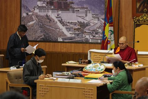 Eighth-day of the third session of the 17th Tibetan Parliament-in-Exile