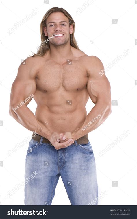 Athletic Sexy Male Body Builder Blonde Stock Photo Shutterstock
