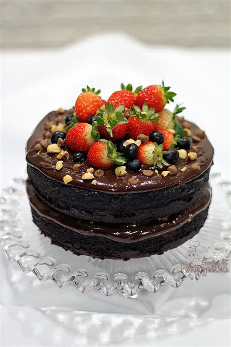 Naked Cake De Creme De Nutella Receitas Da Formiguinha