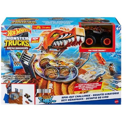 Pista Hot Wheels Monster Truck Desafio Do Giro Hnb Mattel Real Brinquedos