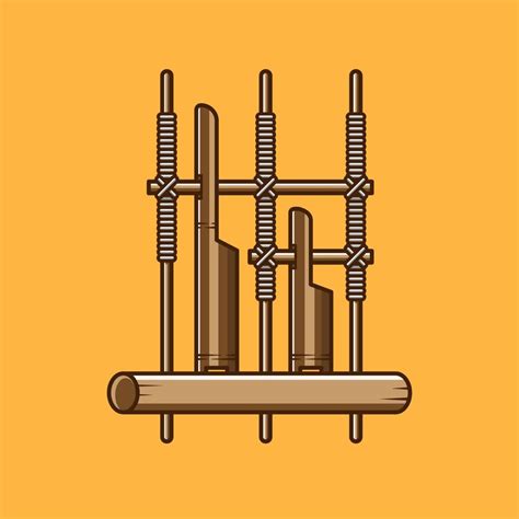 Angklung Vector Art Icons And Graphics For Free Download