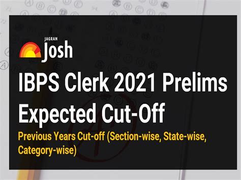 Ibps Clerk Prelims Expected Cut Off Previous Years Cut Off