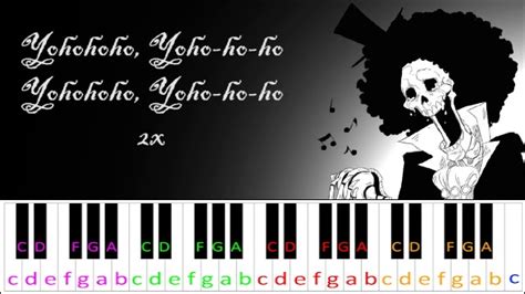 Binks' Sake (One Piece) Hard Version ~ Piano Letter Notes