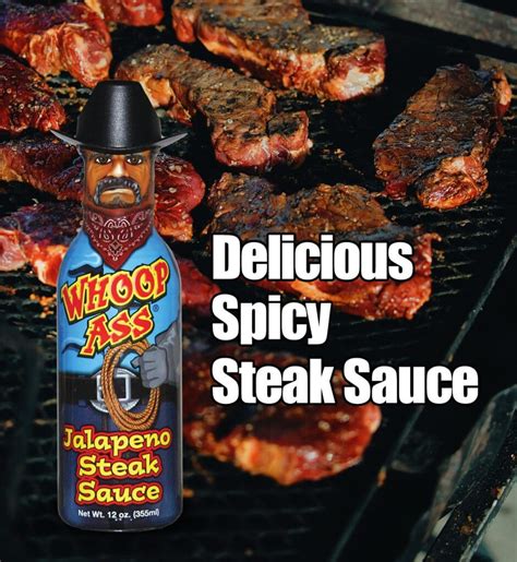 Whoop Ass Jalapeno Steak Sauce Ass Kickin