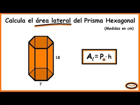 Rea Lateral De Un Prisma Hexagonal Youtube