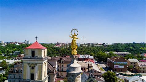 Kamianets Podilskyi Ucrania Agosto De Vista De La Ciudad De