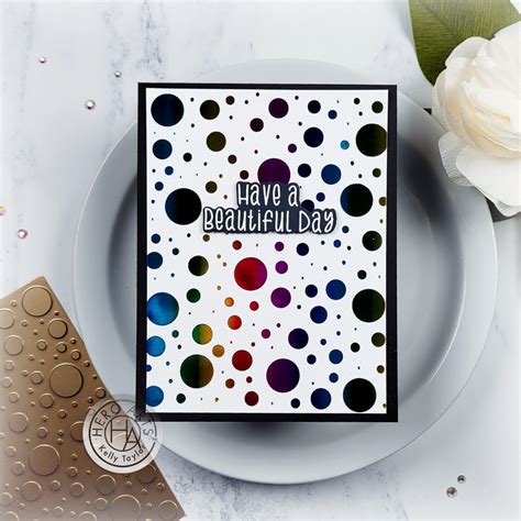 Hero Arts Hot Foil Plate Large Circle Confetti