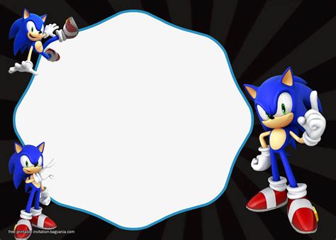 Free Printable Sonic Birthday Cards