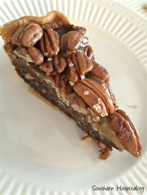 Salted Caramel Chocolate Pecan Pie Southern Hospitality