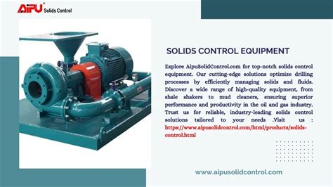 solids control equipment powerpoint