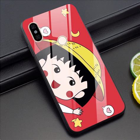 Buy Maruko Cute Glass Phone Case For Redmi 6a A1 A2 8 Lite 9 Pocophone