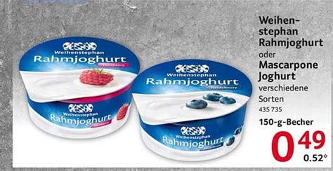 Weihenstephan Rahmjoghurt Oder Mascarpone Joghurt Angebot Bei Selgros