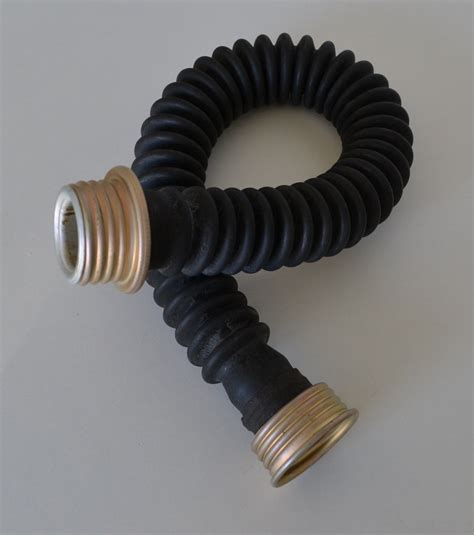Black Rubber Gas Mask Hose Connection 40mm Gas Mask Hose For Etsy