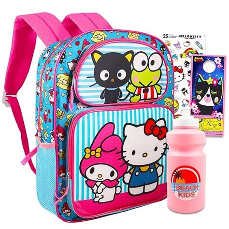 Hello Kitty Backpack For School Set Bundle With 16” Hello Kitty