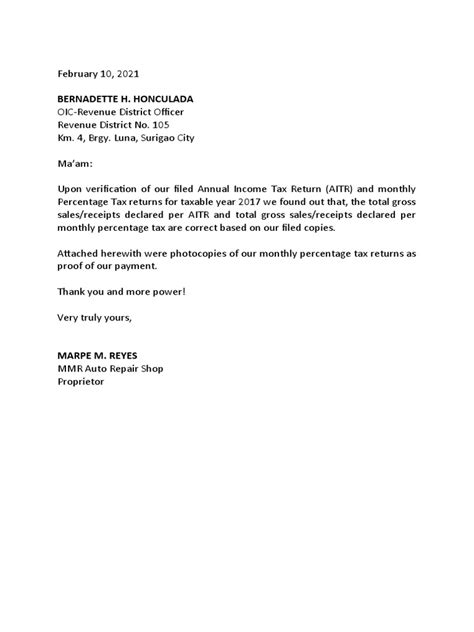 Bir Letter Pdf