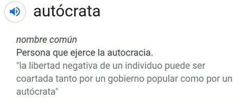 O Que Significa Autocrata - Confirmo ¿Que es autócrata? Porfa Ayudemen - Brainly.lat