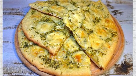Как же это Вкусно! Ароматная Лепёшка с Чесноком и Сыром ! Простой ...