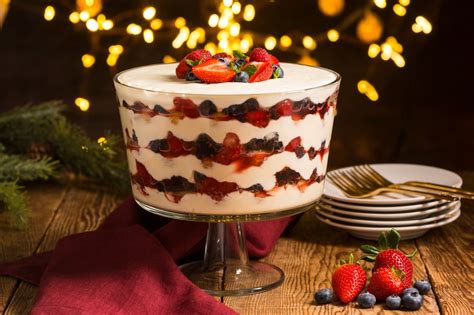 Holiday Trifle Recipe Holiday Trifle Desserts Trifle