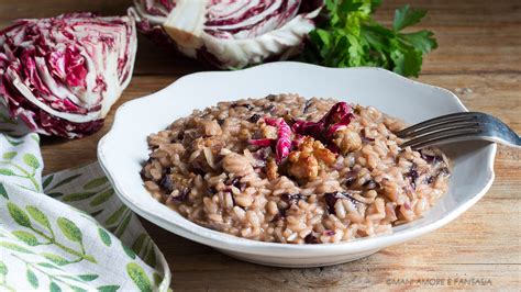 RISOTTO AL RADICCHIO CON SALSICCIA Primo Piatto Buono E Cremoso