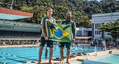 Atleta e técnico do Fluminense embarcam para o Mundial Júnior de Saltos