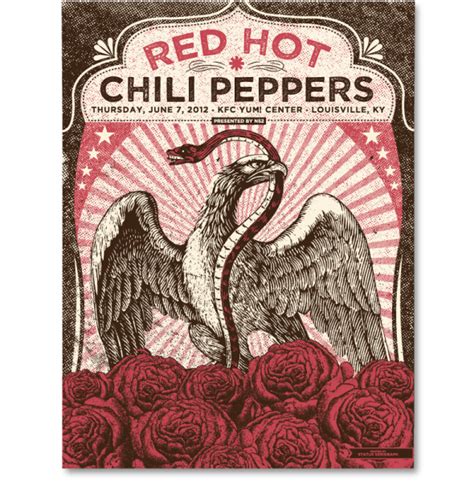 Red hot chili peppers плакат фото